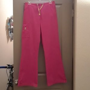 Hot Pink Tall Scrub Pants